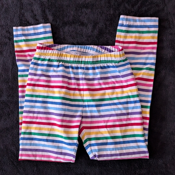 Hanna Andersson Other - Hanna Andersson Girls Colorful Rainbow Stripe Print Stretch Leggings
